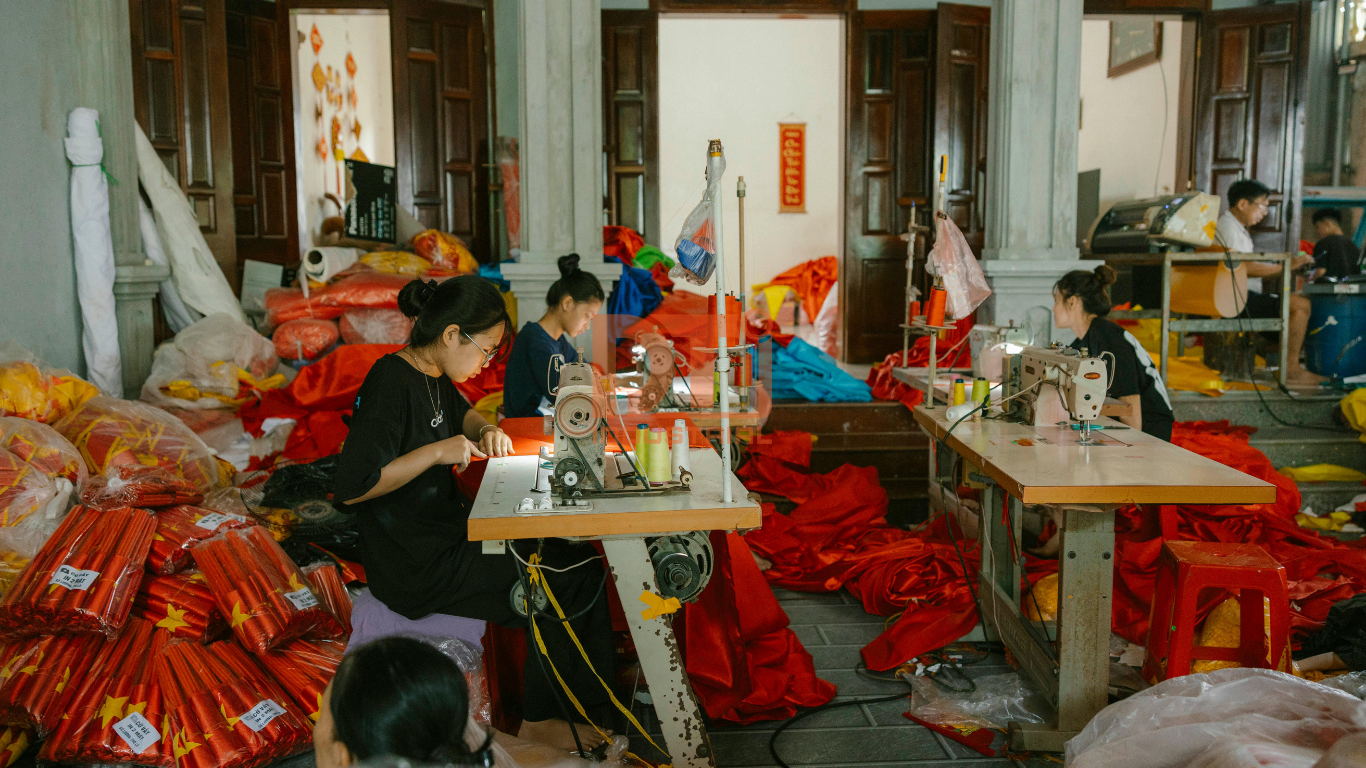 thuê đất cụm công nghiệp làm may mặc