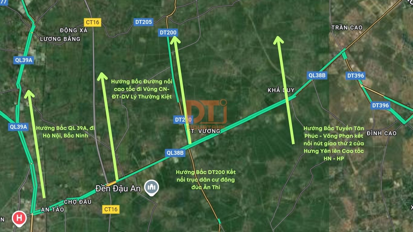 cụm công nghiệp quán đỏ giao thông