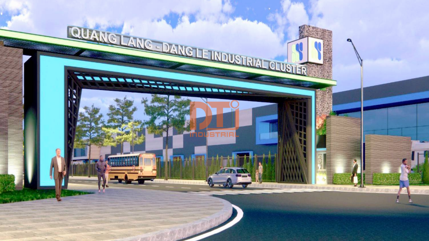 cổng dự án CCN quảng lãng đặng lễ