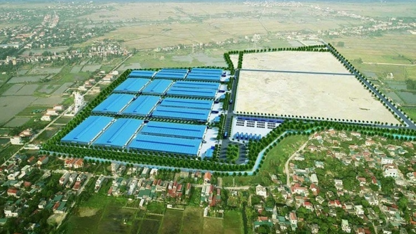Phối cảnh một dự án công nghiệp tại Ninh Bình