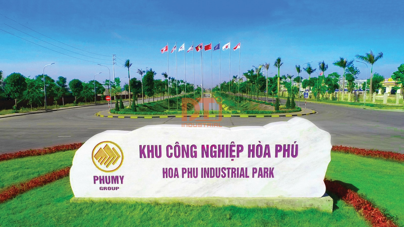 Cổng chính KCN Hòa Phú