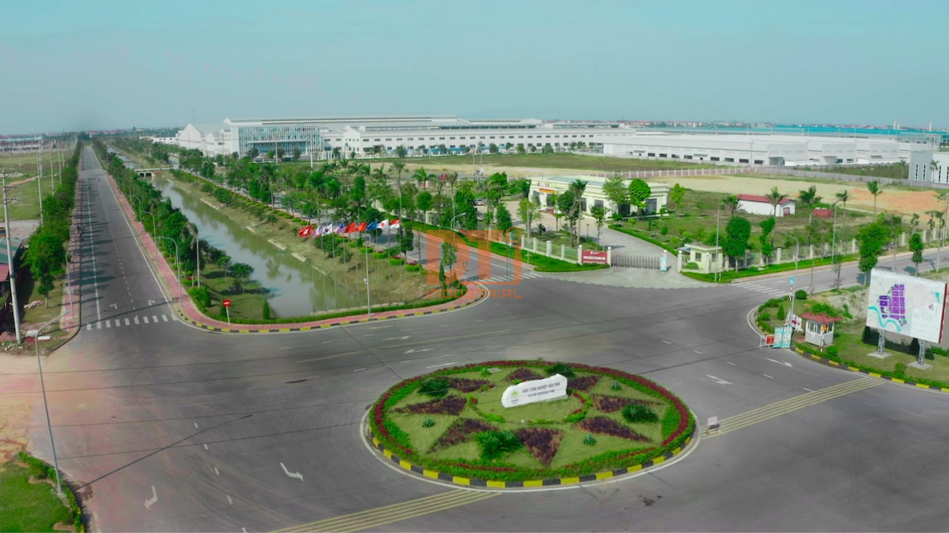 Vòng xoay trung tâm KCN Hòa Phú