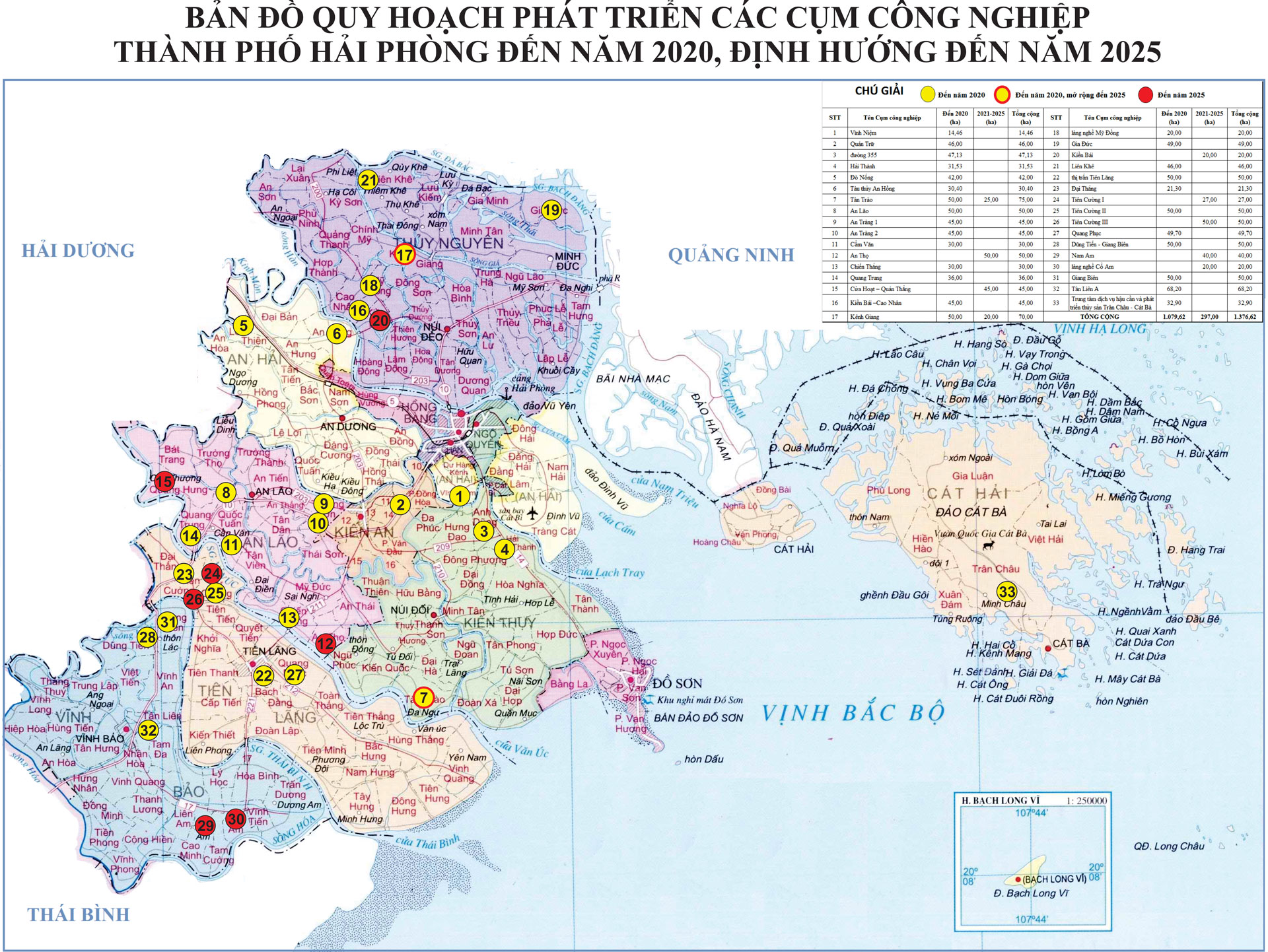 quy hoạch cụm công nghiệp Hải Phòng